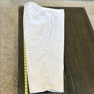 Lane Bryant Light Cream Cropped Pants